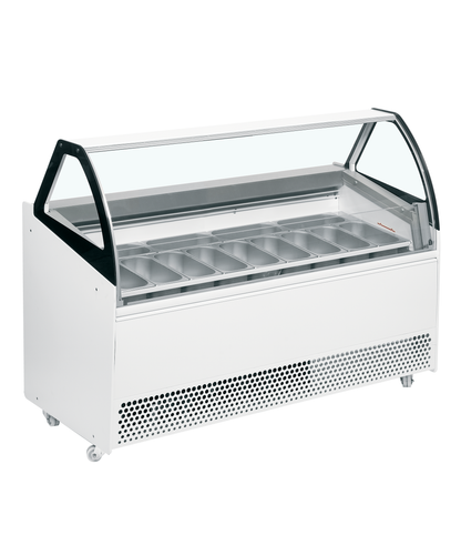 Ventilated Scoop Ice Cream Display, 325L, -20/-14°C