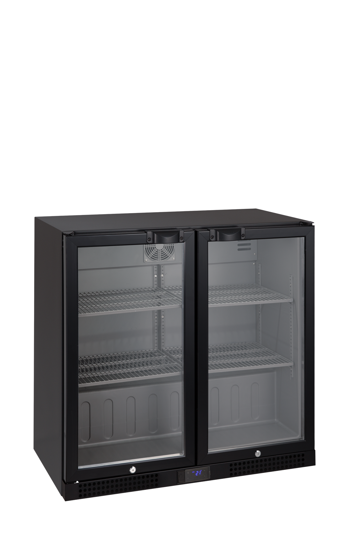 Tefcold Backbar Cooler DB202H, 2 Hinged Glass Doors, 184.5 L, product photo