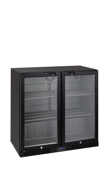 Tefcold Backbar Cooler DB202H, 2 Hinged Glass Doors, 184.5 L, product photo