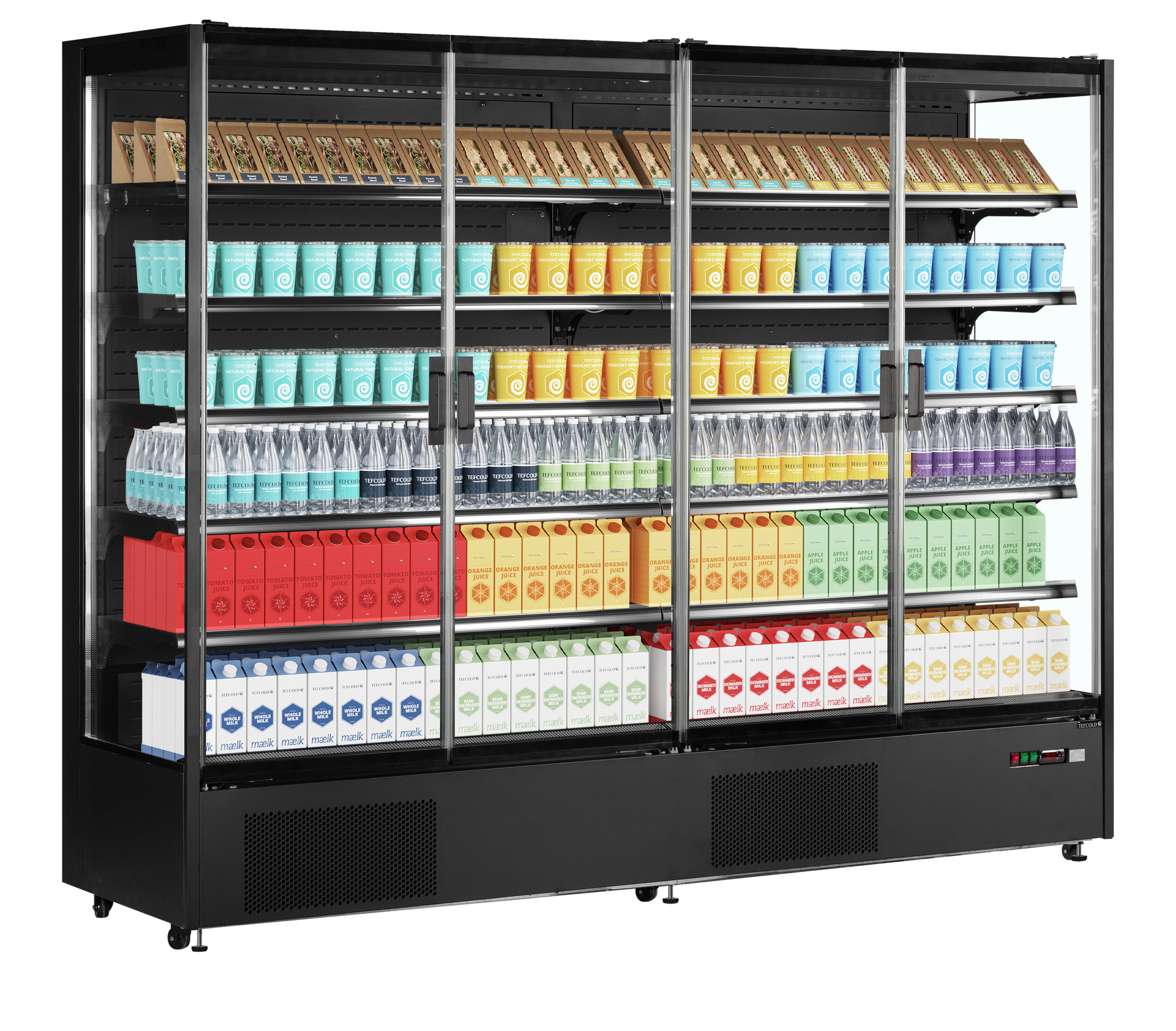 Supermarket Multideck Cooler, 1529L, -1/+5°C