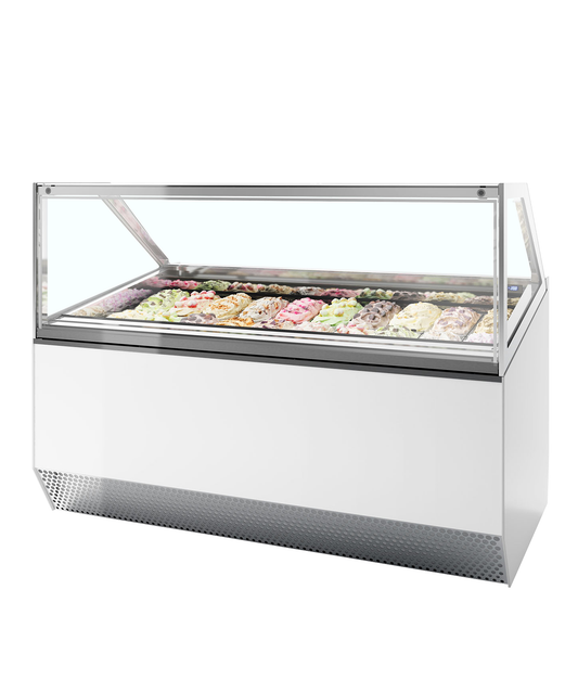 Ventilated Scoop Ice Cream Display, 201L, -20/-14°C