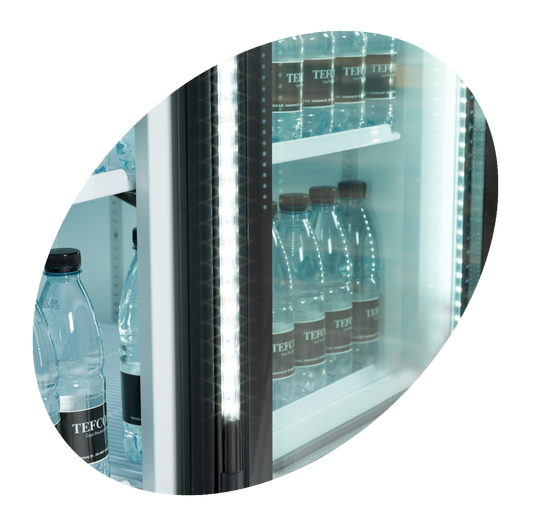 Display Cooler, 825L, +2/+10°C