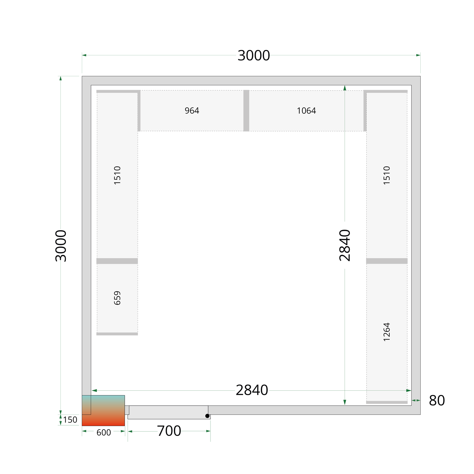CR 300x300x220