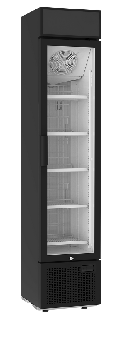 Slim Display Freezer, 113L, -23/-12°C