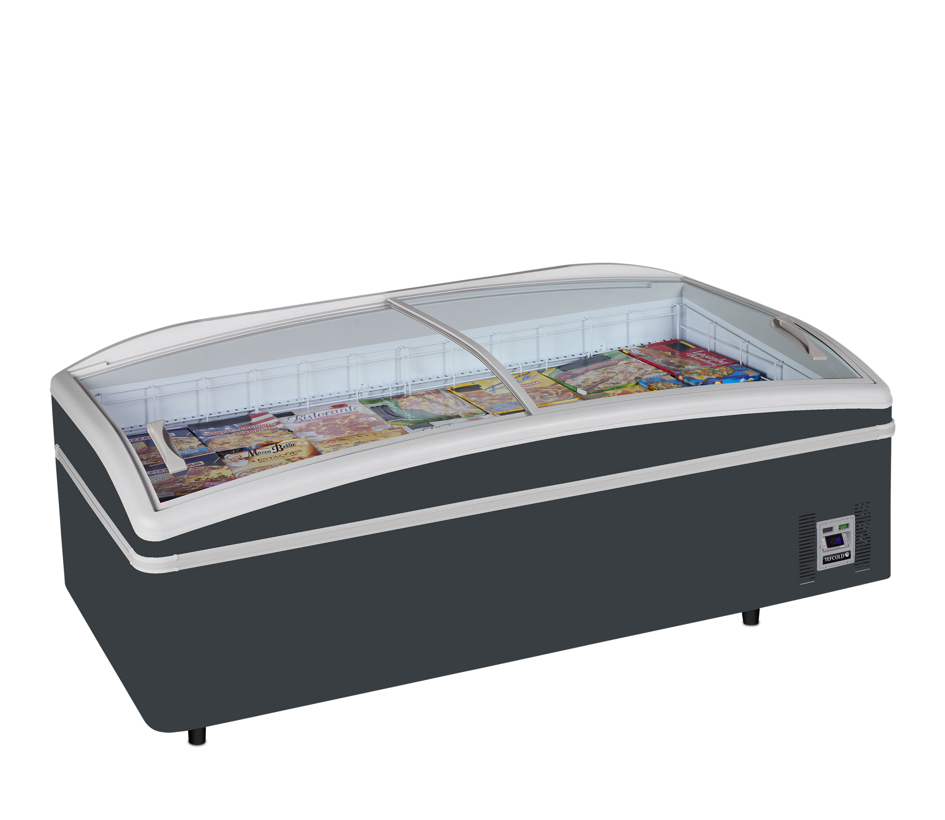 Shallow Refrigerated Multi-Deck Wall Case, Air-Cooled