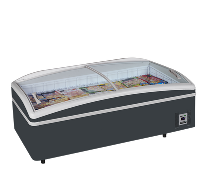 Shallow Refrigerated Multi-Deck Wall Case, Air-Cooled