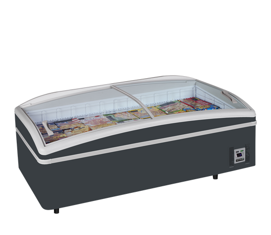Shallow Refrigerated Multi-Deck Wall Case, Air-Cooled