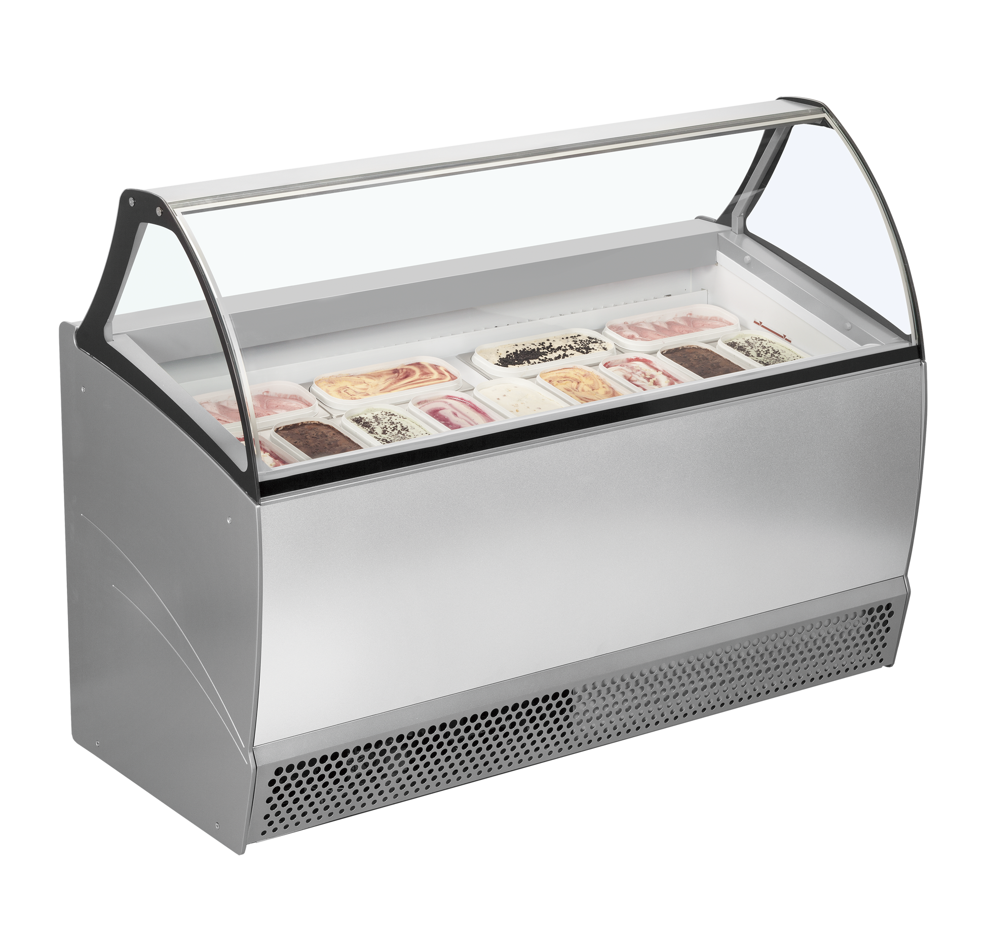Ventilated Scoop Ice Cream Display, 325L, -20/-14°C
