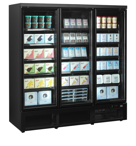 Display Freezer, 1090L, -18/-22°C