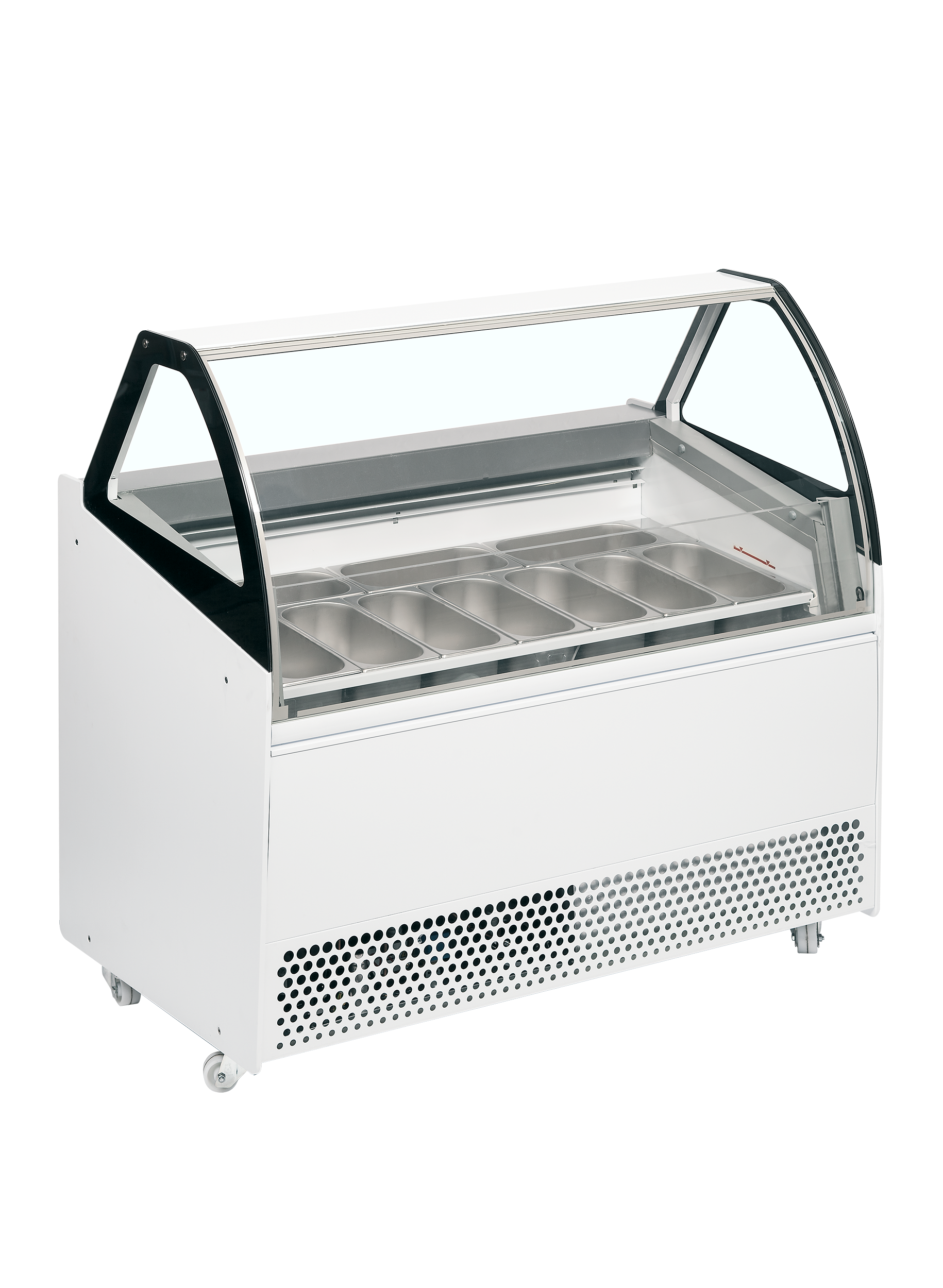 Ventilated Scoop Ice Cream Display, 255L, -20/-14°C