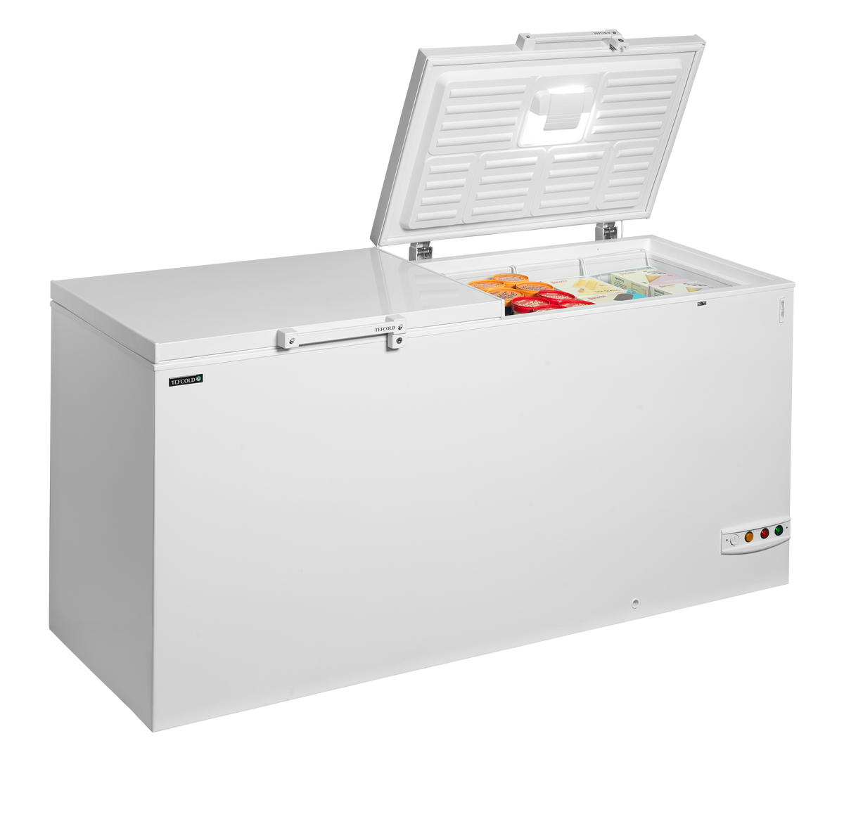 Tefcold Chest Freezer FR606 SL, Two-Piece Lid, 524 L, image 2 of 4