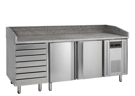 Pizza Table, 370L, +2/+10°C