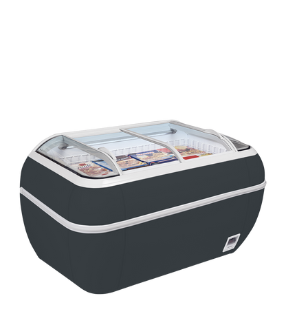 Twin Refrigerated Island Display, Air-Cooled
