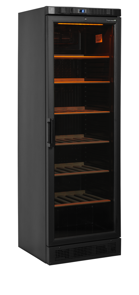 Display Cooler Suitable for Wine, 350L, +1/+18°C