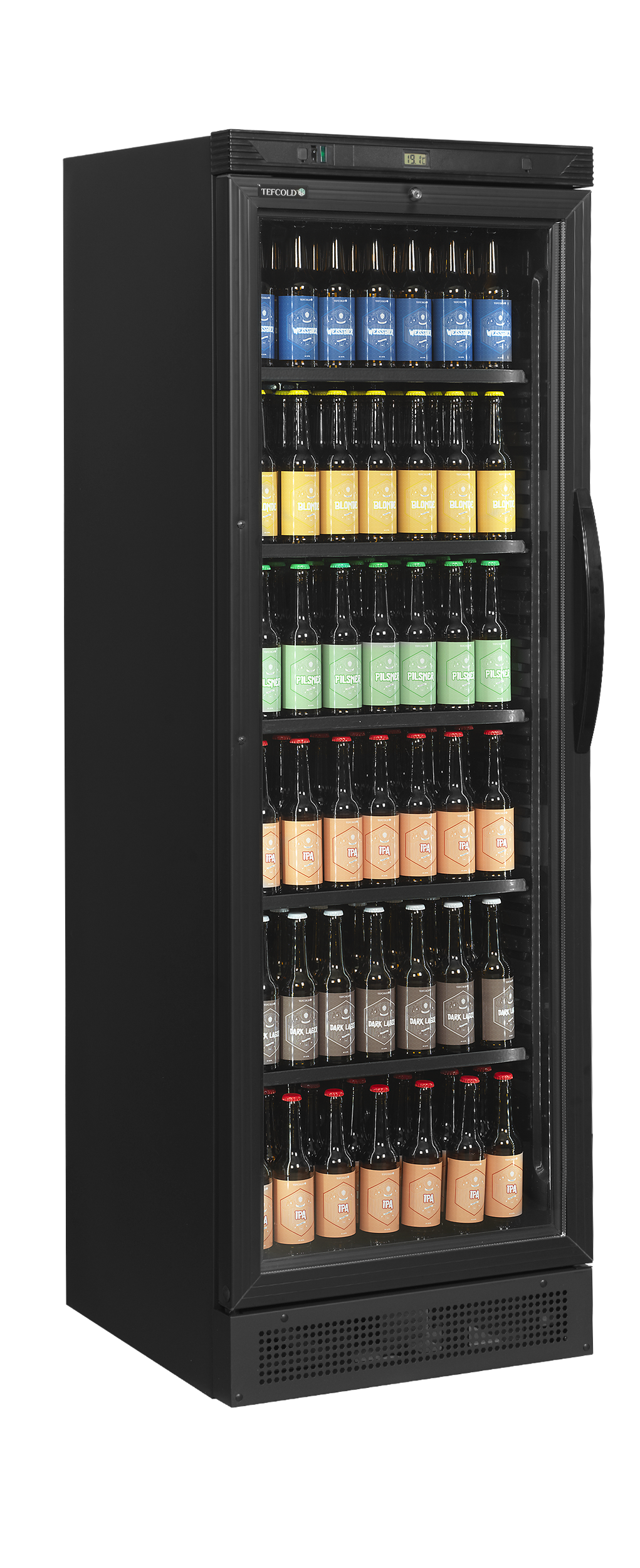 Bottle Cooler, Left Hinged, 345L, +2/+10°C