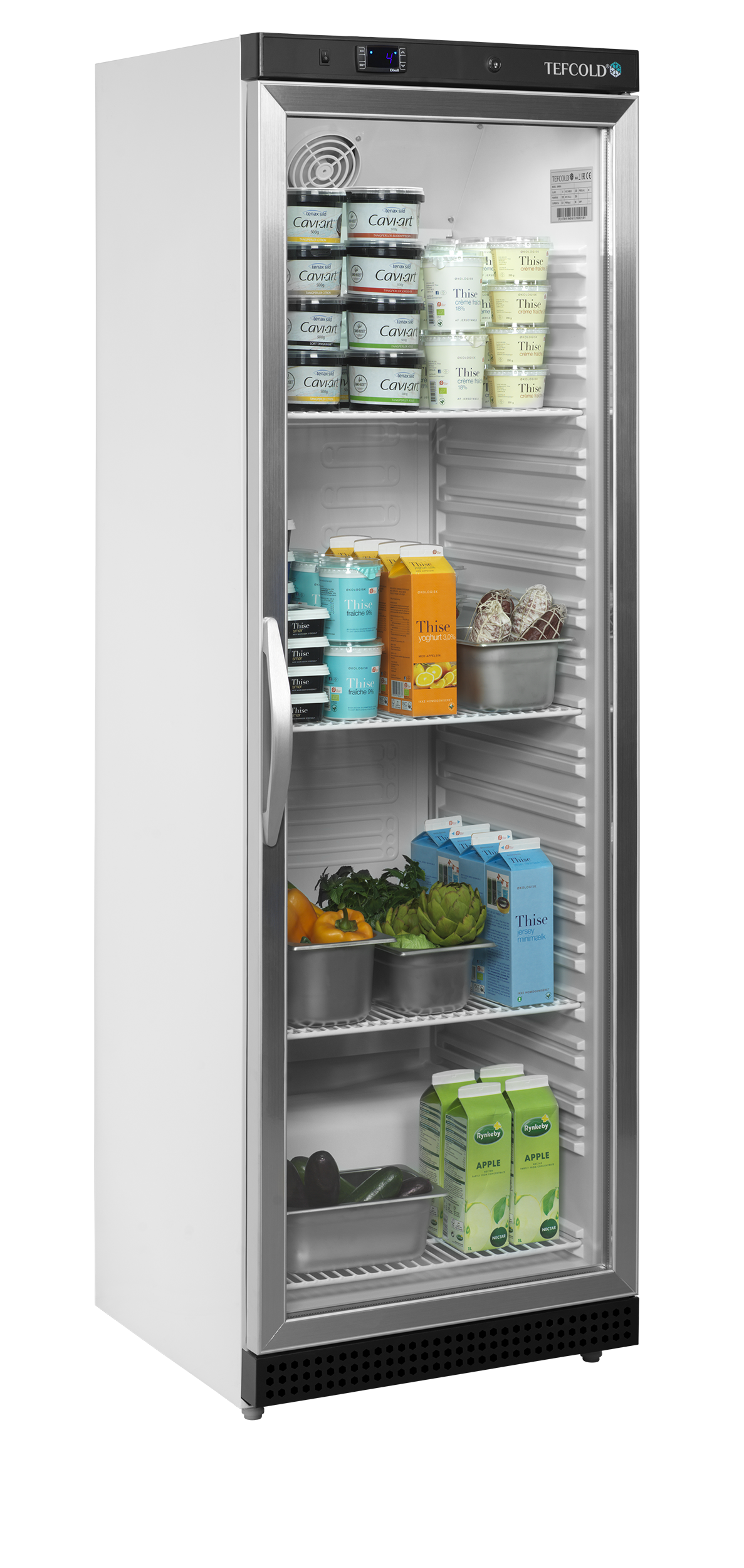 Display Cooler, 350L, +2/+10°C