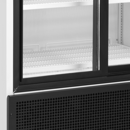 2-door display cooler with canopy, 462L, +2/+10°C
