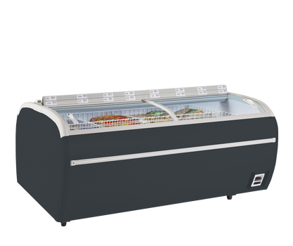 Antracite Supermarket Cooler/Freezer, 1255L, -24/'-18 / -1°C