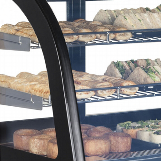Refrigerated Display Case Countertop, 78L, +2/+8°C