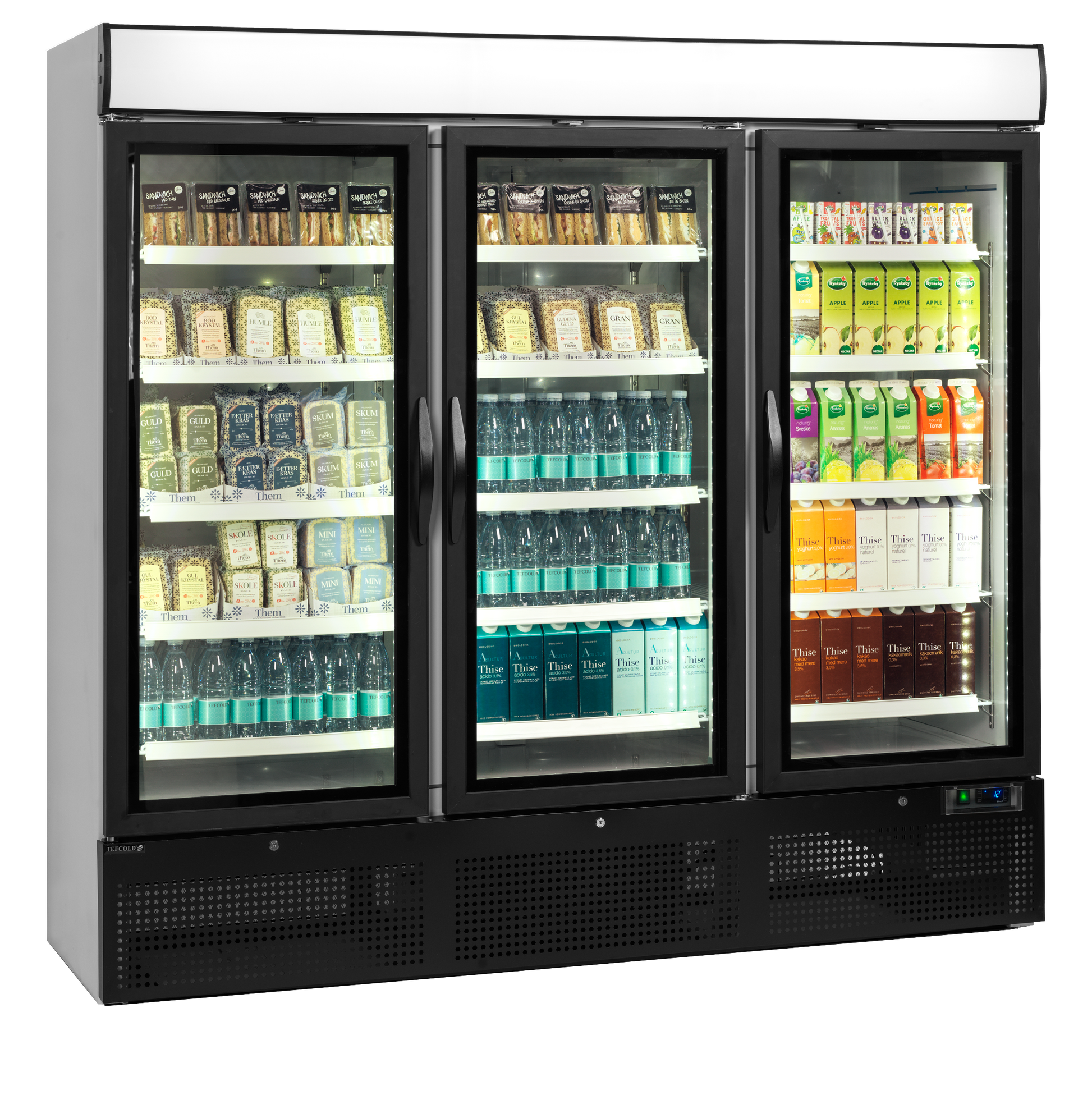 Display Cooler, 1657L, +2/+8°C
