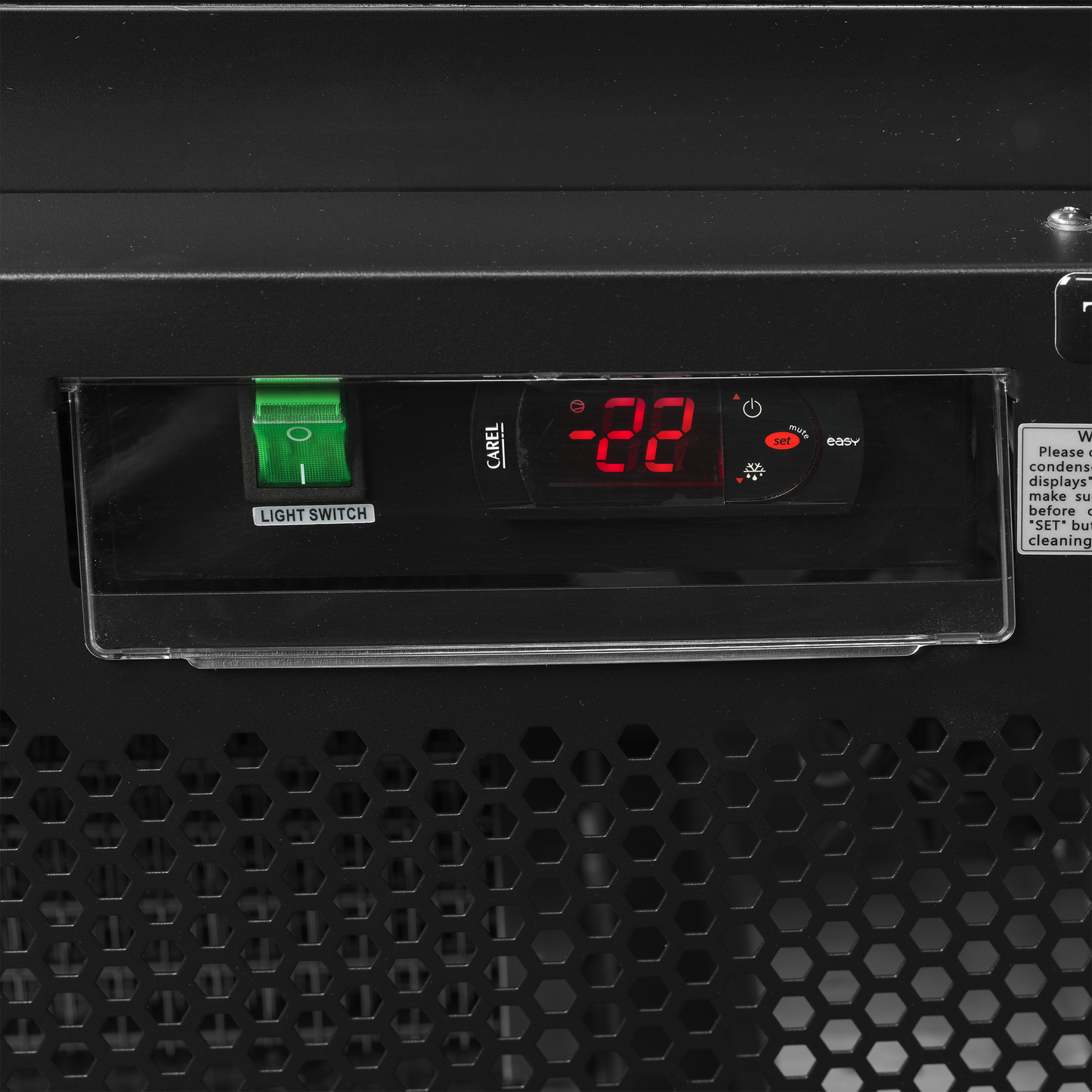Display Freezer, 390L, -18/-22°C