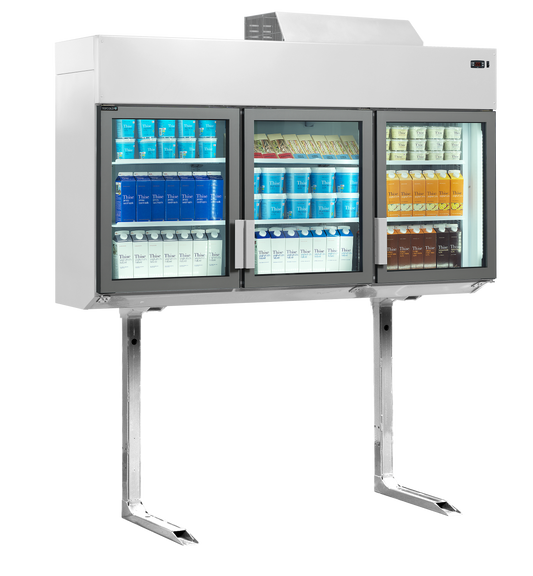 Wall Freezer/Cooler, 545L, -24/'-18 / -1°C