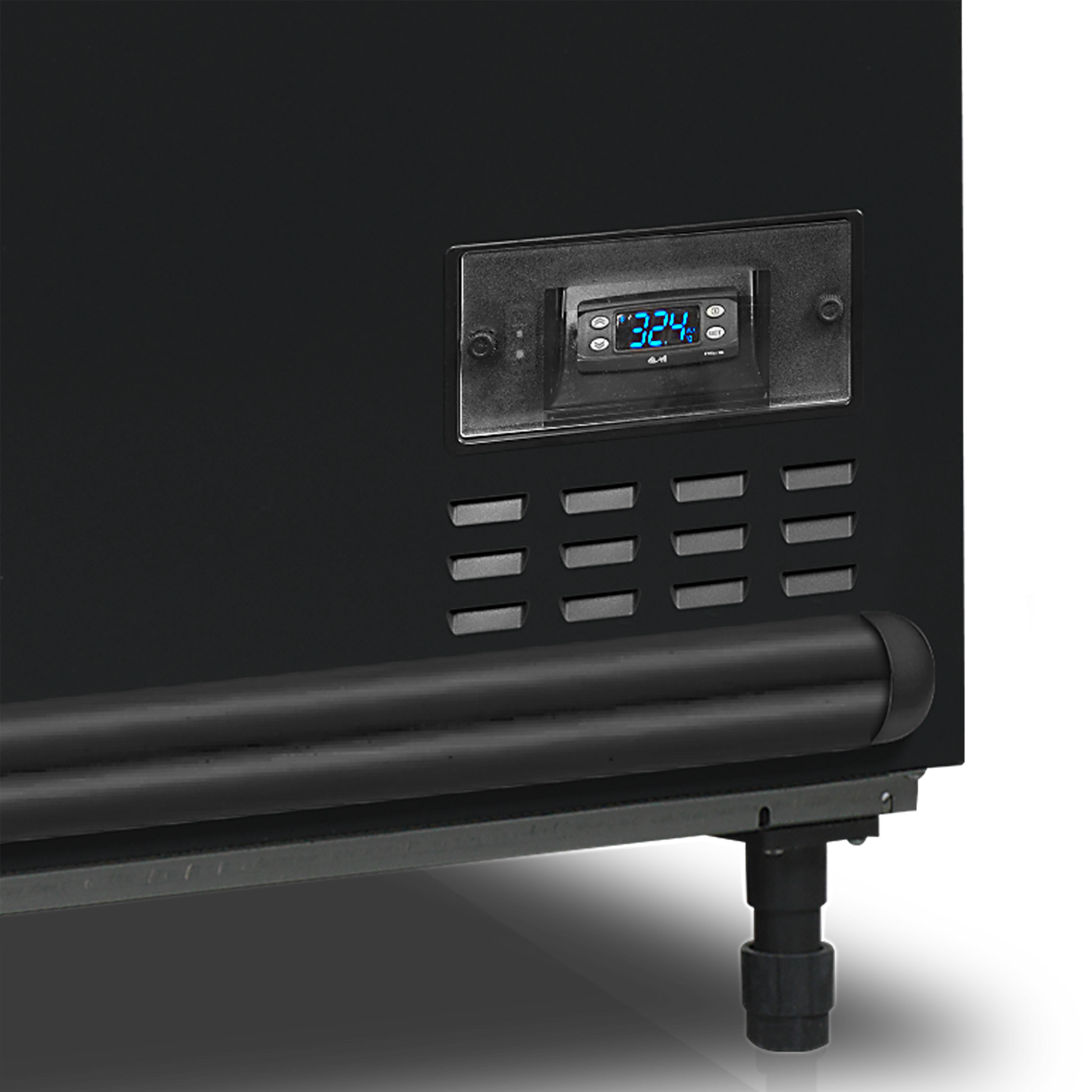 Black Supermarket Cooler / Freezer, 718L, -24/'-18 / -1°C