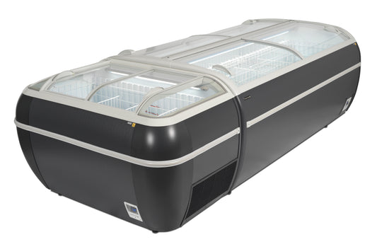 Antracite Supermarket Freezer, 1255L, -24/-18°C