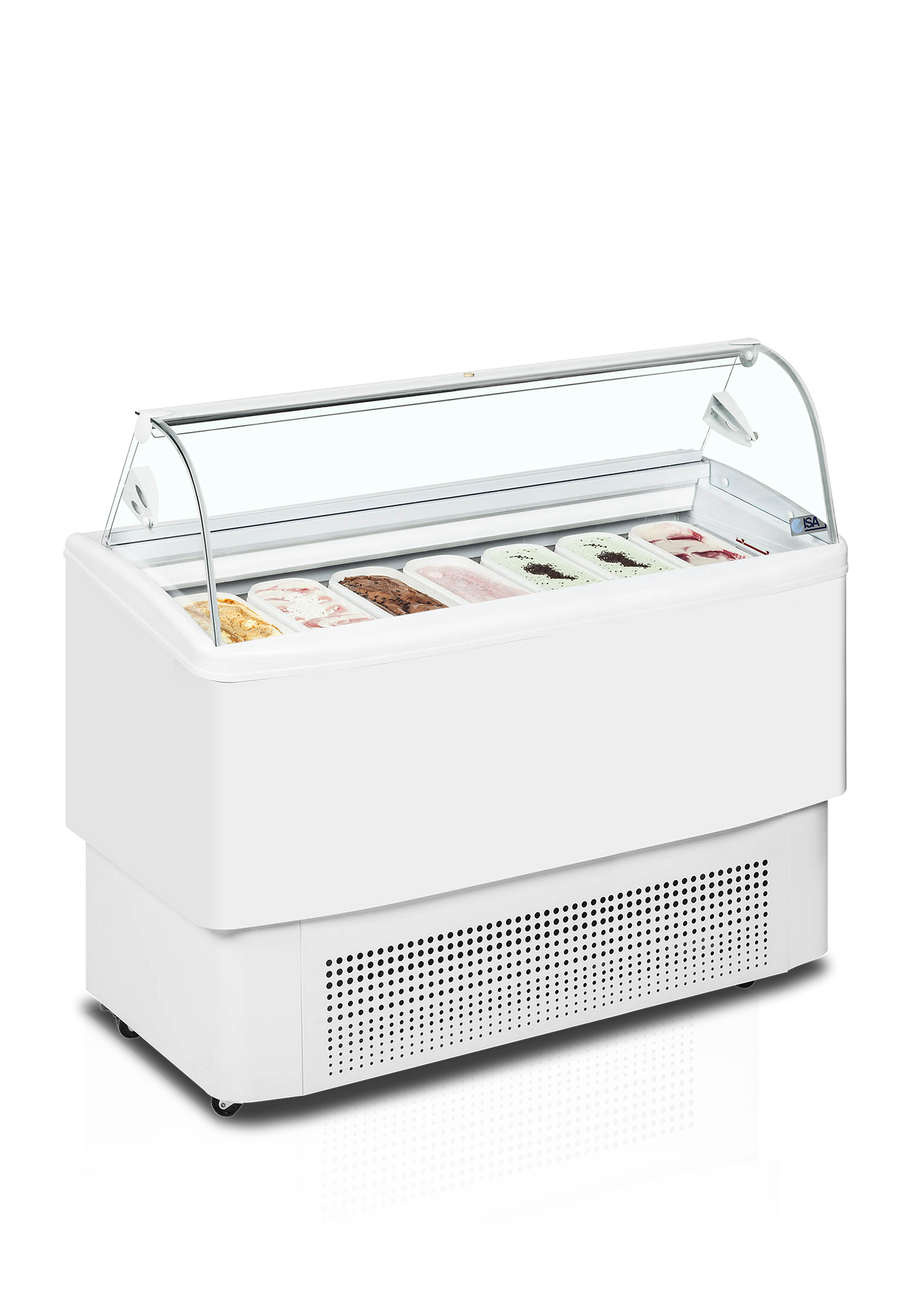 Ventilated Scoop Ice Cream Display, -18/-14°C