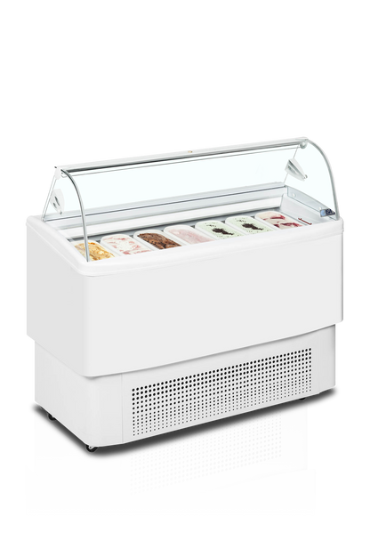 Ventilated Scoop Ice Cream Display, -18/-14°C