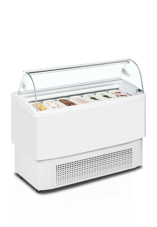 Ventilated Scoop Ice Cream Display, -18/-14°C
