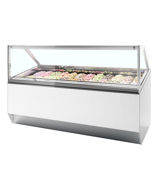 Ventilated Scoop Ice Cream Display, 241L, -20/-14°C