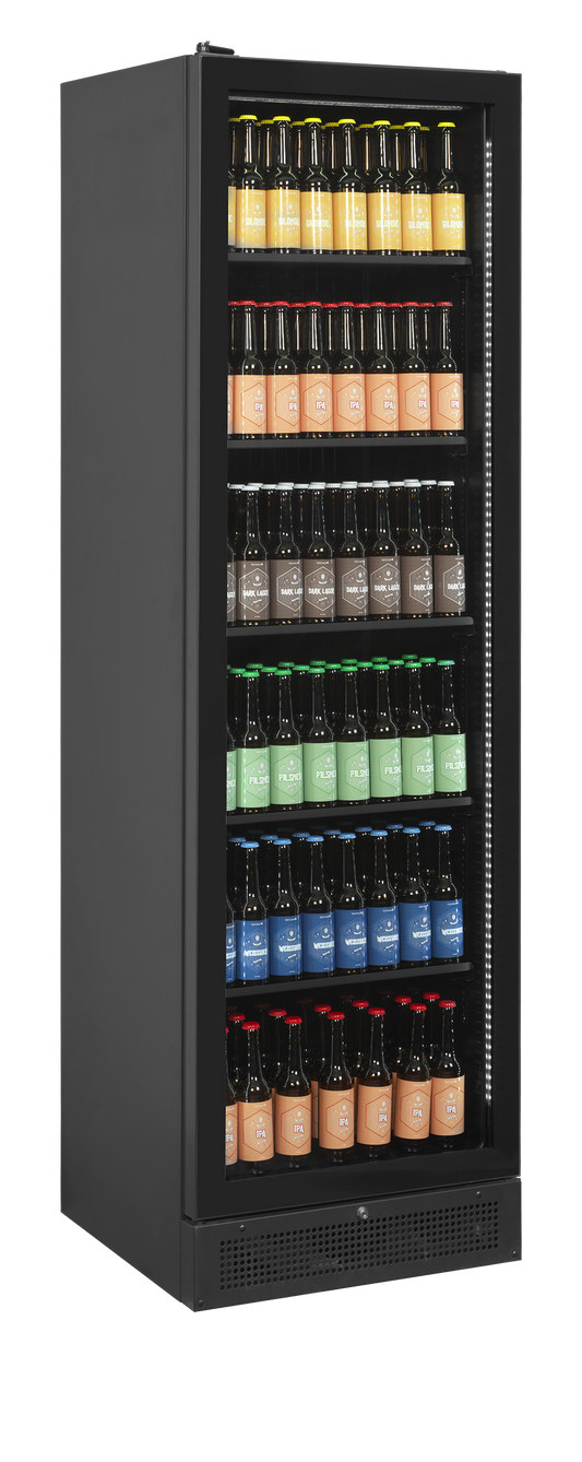 Bottle Cooler with Left Hand Hinged Door, 347L, +2/+10°C