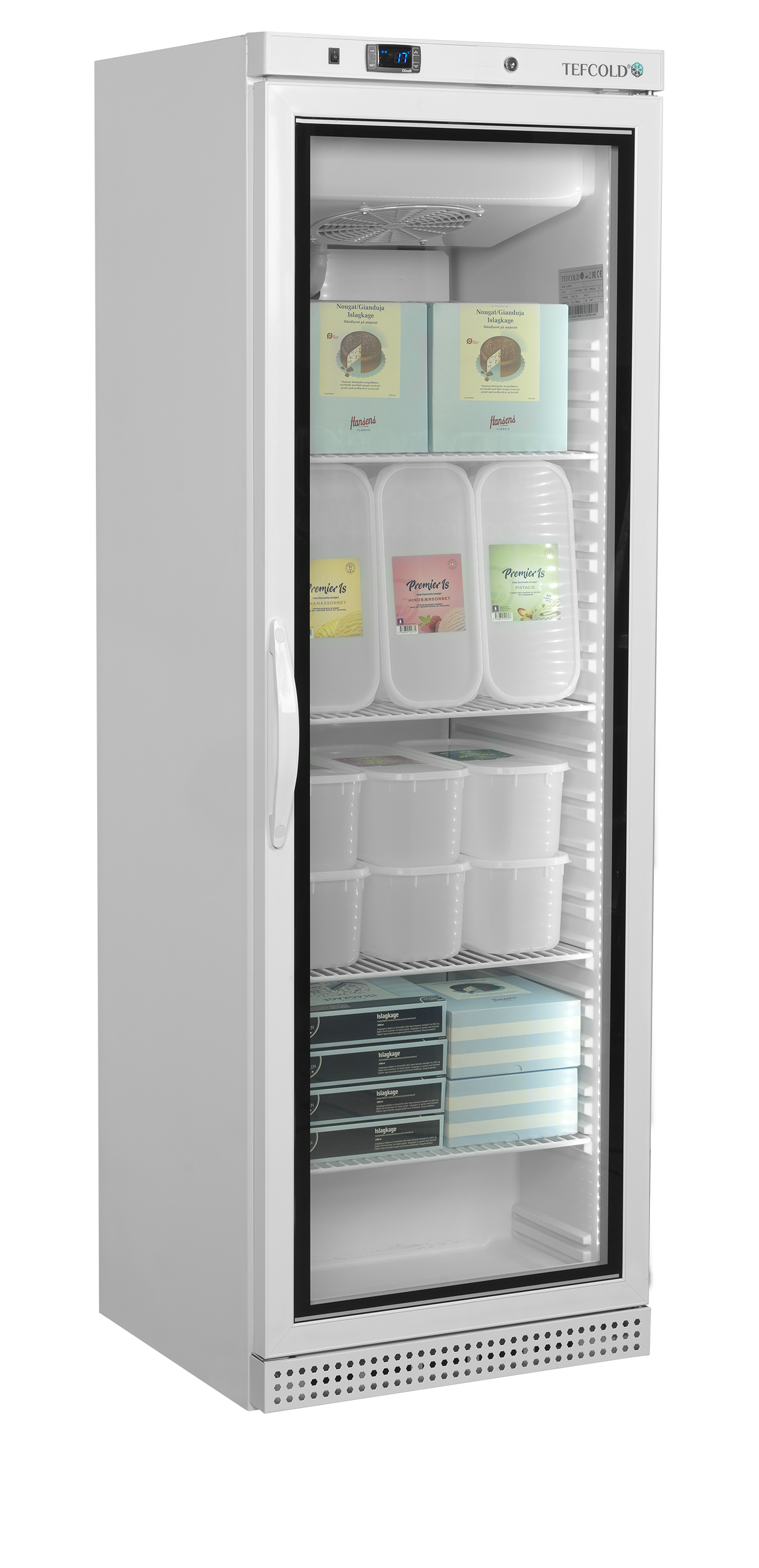 Display Freezer, 340L, -24/-10°C