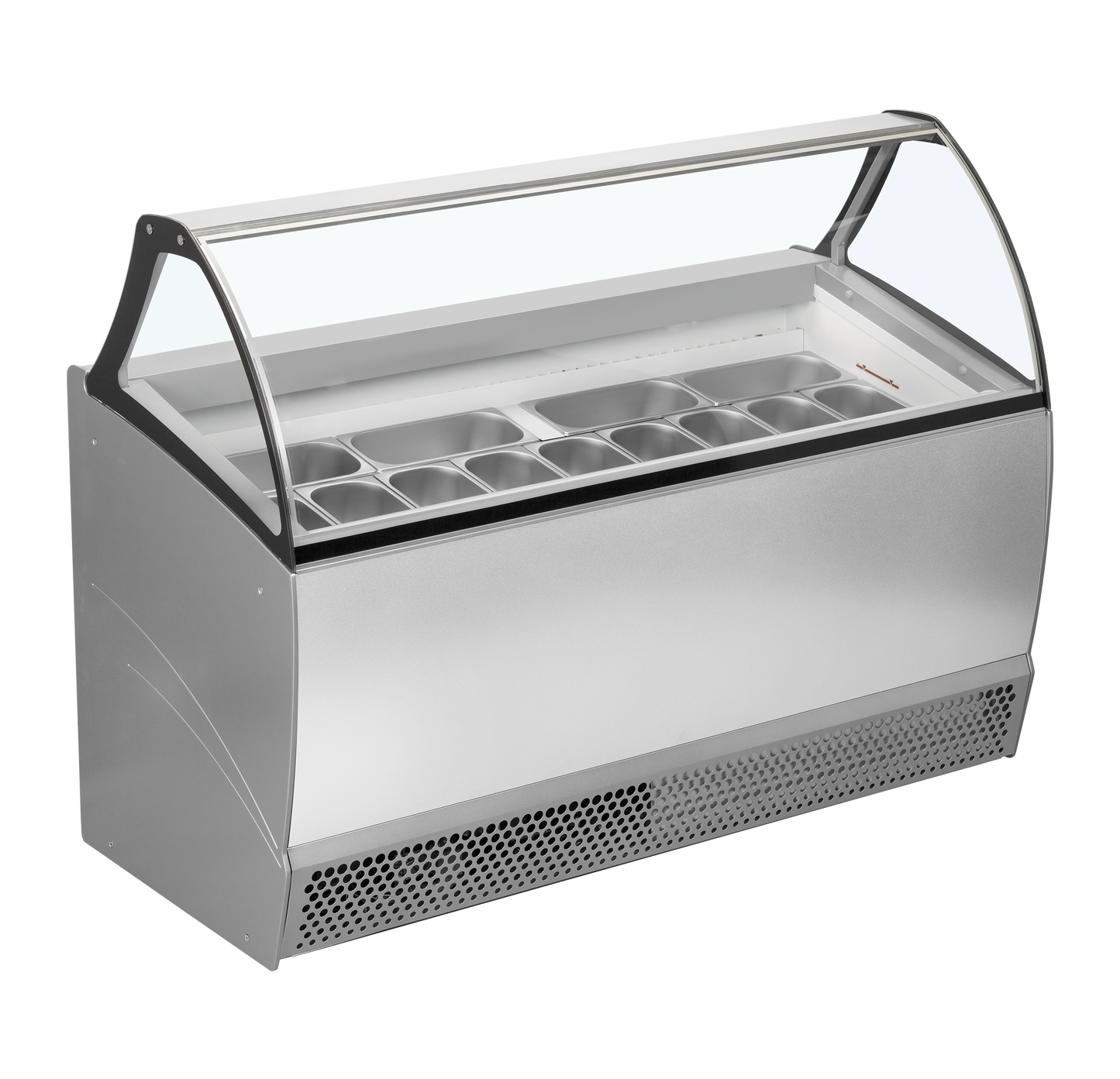 Ventilated Scoop Ice Cream Display, 325L, -20/-14°C