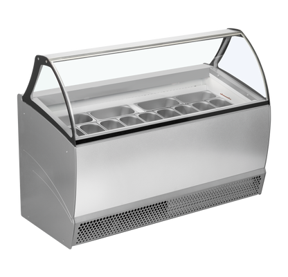 Ventilated Scoop Ice Cream Display, 325L, -20/-14°C