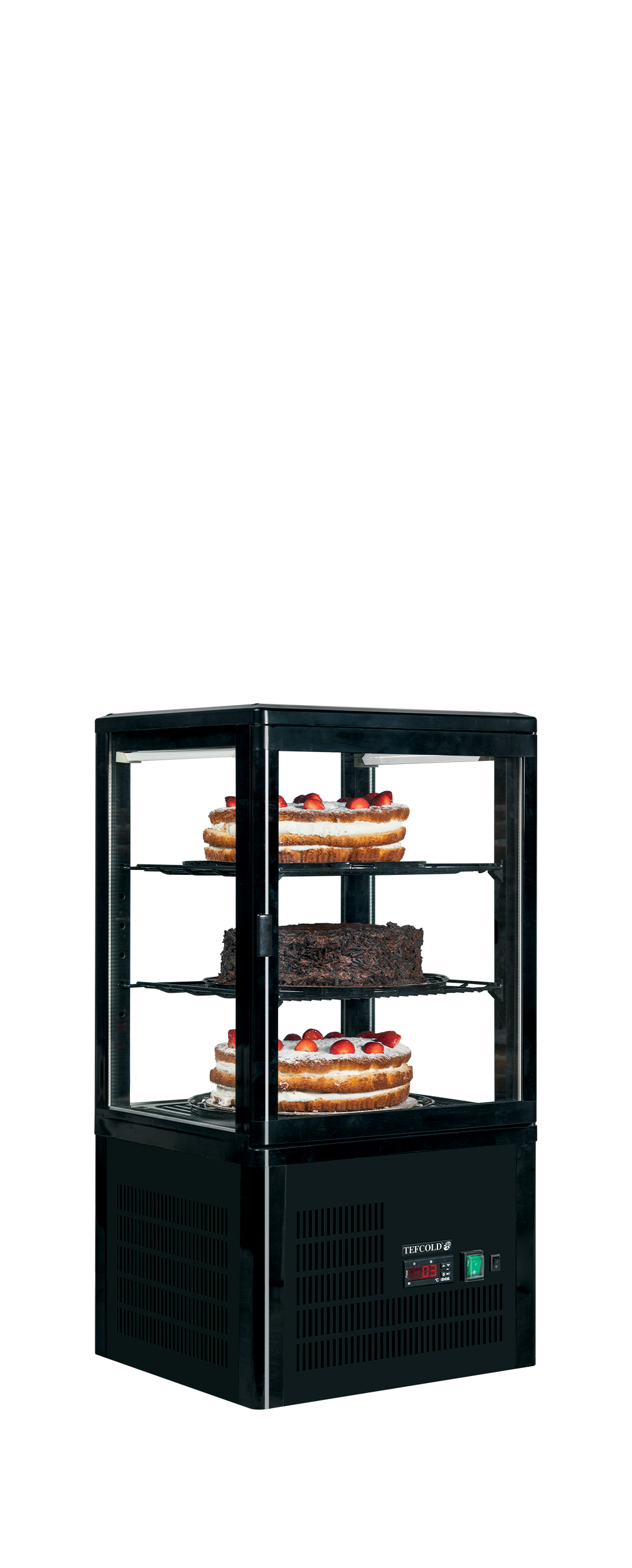 Refrigerated Display Case Countertop, 58L, +2/+12°C