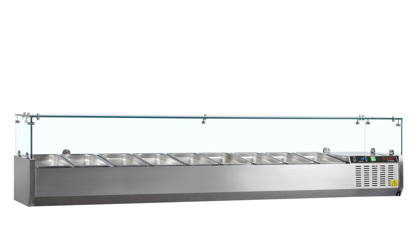 Vitrine Cooler GN1/4, 52L, +2/+8°C