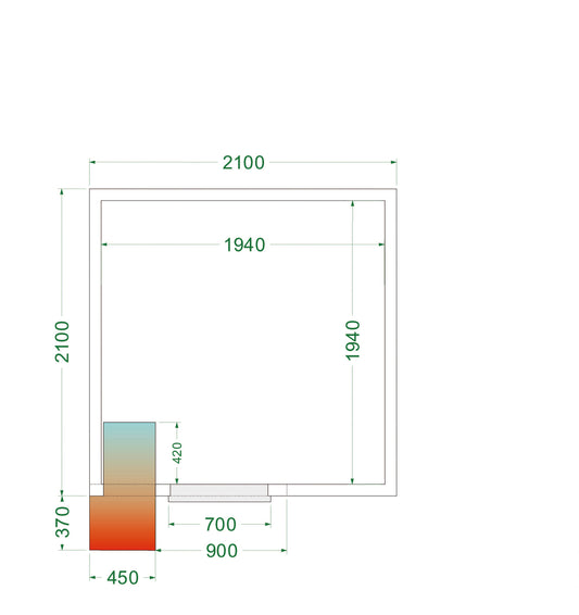 Cold Room, 0/+8°C
