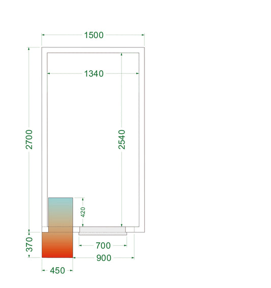 Cold Room, 0/+8°C