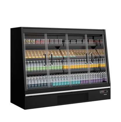 Tefcold Low-Height Multideck Galaxy+ GPL20FGD Black / DF, 540 L, image 2