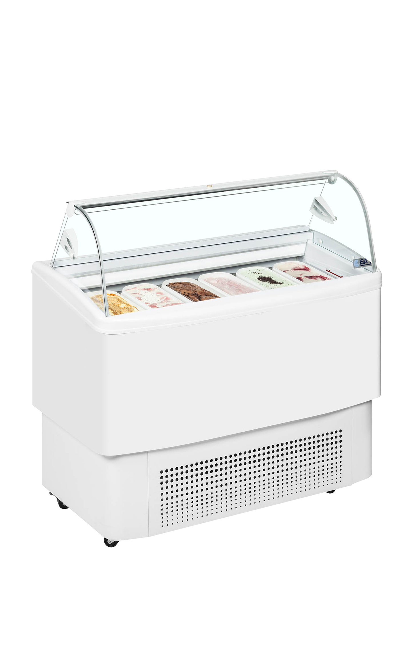 Ventilated Scoop Ice Cream Display, -18/-14°C