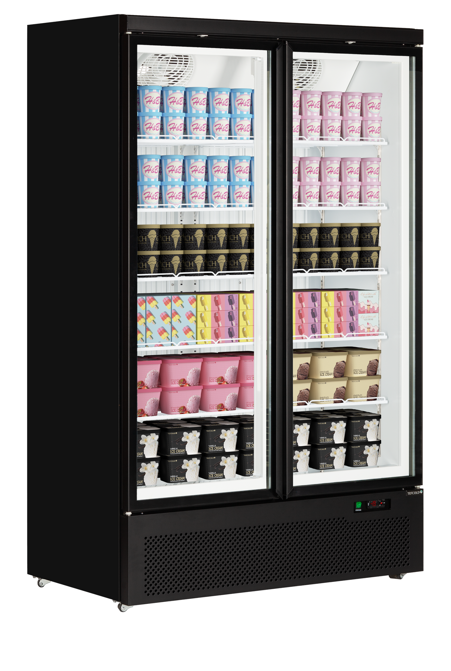 Display Freezer, 702L, -18/-22°C