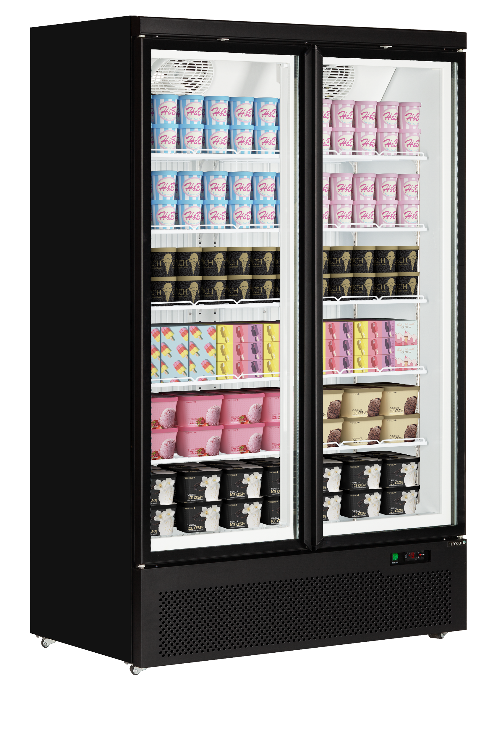 Display Freezer, 702L, -18/-22°C