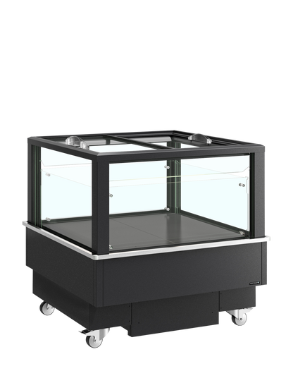 Black impulse cooler/freezer, 213L, -18/+5°C