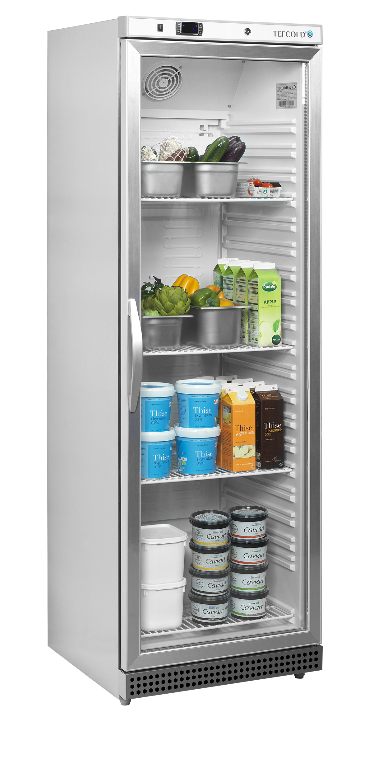 Display Cooler, 350L, +2/+10°C