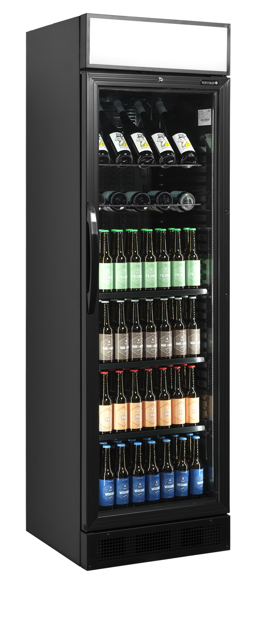 Black bottle cooler, 345L, +2/+10°C
