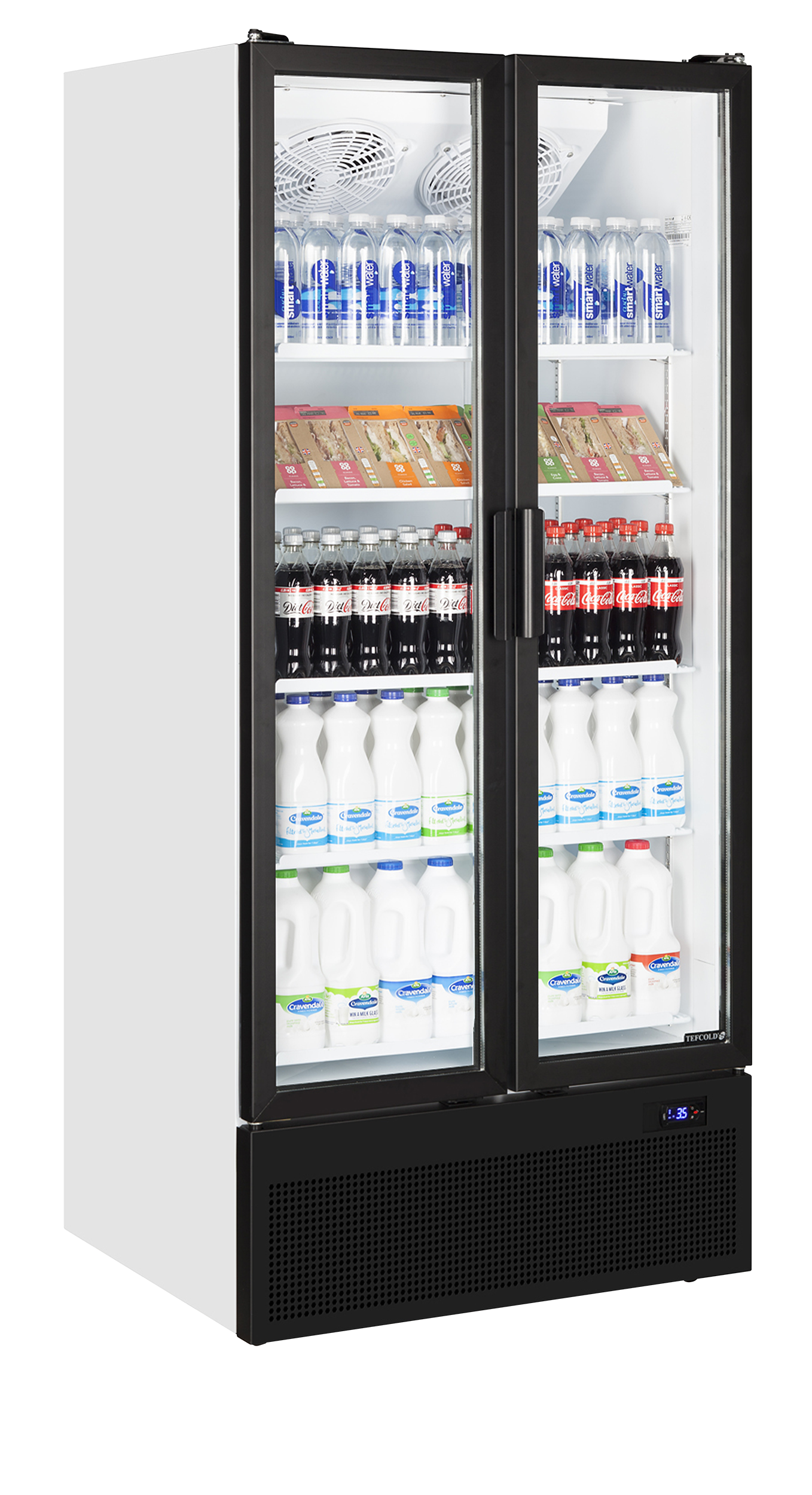 Display Cooler, 535L, +2/+10°C