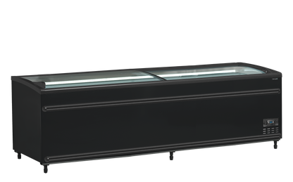 Black Supermarket Cooler / Freezer, 718L, -24/'-18 / -1°C