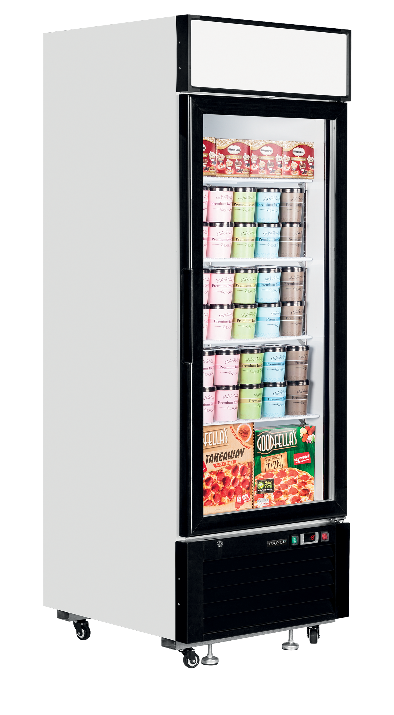 Display Freezer, 405L, -25/-14°C